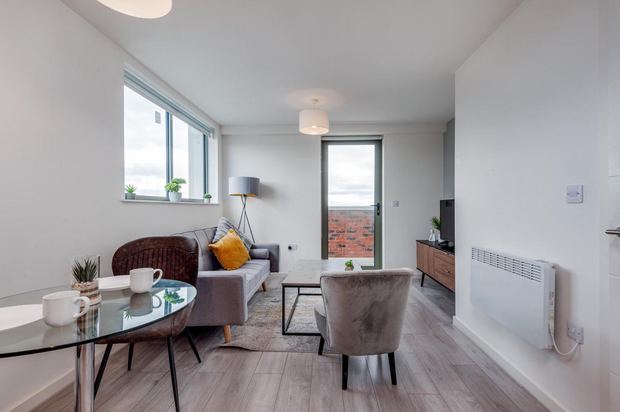 Huge Long Stay Savings! City View Balcony Penthouse Ліверпуль Екстер'єр фото